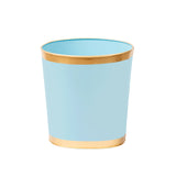 Mattie Oval Wastebasket - Cool Blue