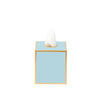 Mattie Square Tissue Box Cover - Cool Blue