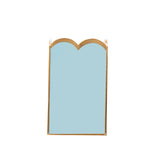 Gracie Scarlet Wastebasket Cool Blue & White