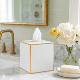 Mattie Square Tissue Box Cover - Cloud