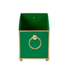 Mattie Rectangular Cachepot Planter 6x12 - Emerald Green