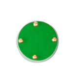 Mattie Round Cachepot Planter - Emerald Green
