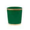Mattie Oval Wastebasket - Emerald Green