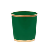 Mattie Oval Wastebasket - Emerald Green