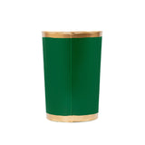 Mattie Oval Wastebasket - Emerald Green