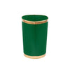 Mattie Oval Wastebasket - Emerald Green