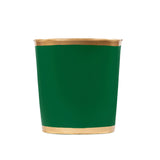 Mattie Oval Wastebasket - Emerald Green