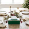 Mattie Rectangular Tissue Box Cover - Emerald Green