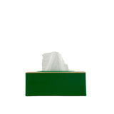 Mattie Rectangular Tissue Box Cover - Emerald Green