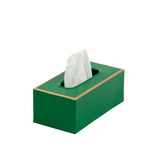 Mattie Rectangular Tissue Box Cover - Emerald Green