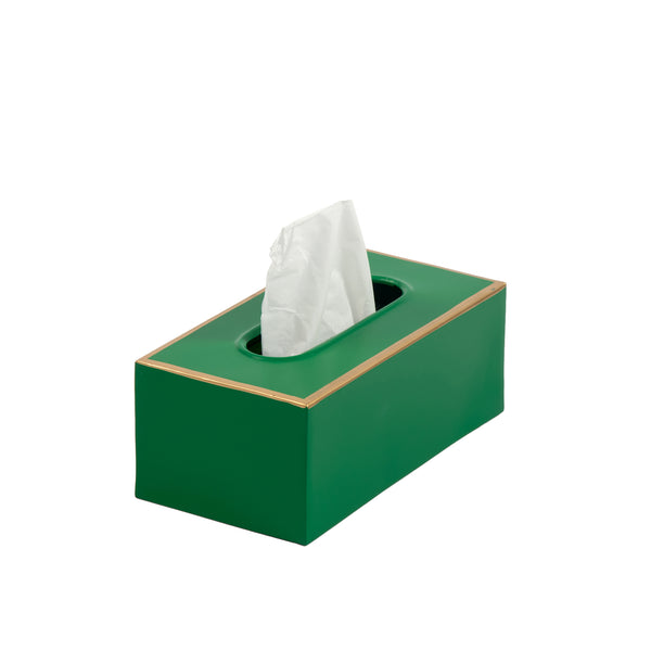 Mattie Rectangular Tissue Box Cover - Emerald Green