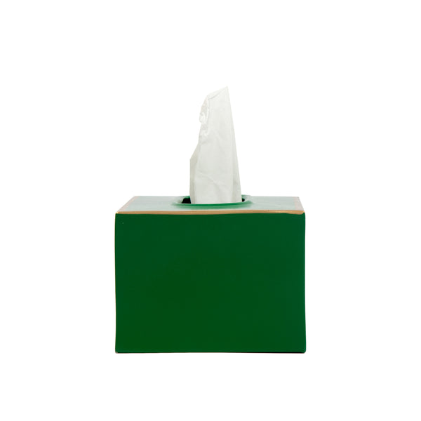 Mattie Rectangular Tissue Box Cover - Emerald Green