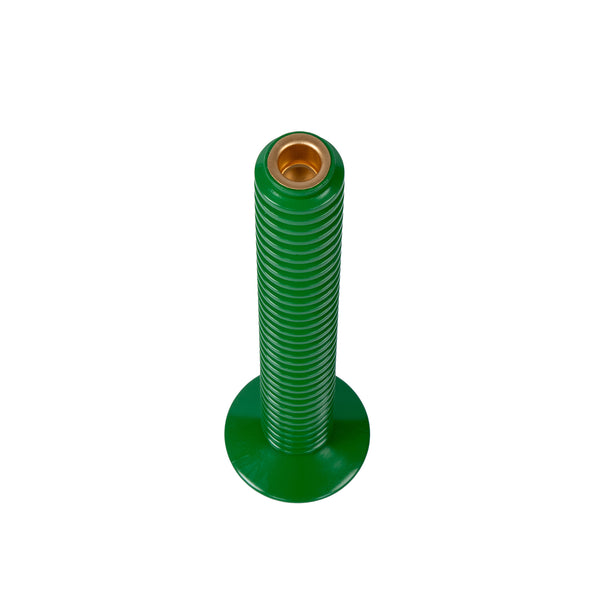 Mattie Tall Spiral Taper Candle Holder - 13" - Green
