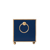 Mattie Rectangular Cachepot Planter 6x12 - Indigo Blue