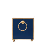 Mattie Rectangular Cachepot Planter 6x12 - Indigo Blue