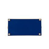 Mattie Rectangular Cachepot Planter 6x12 - Indigo Blue