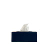 Mattie Rectangular Tissue Box Cover - Indigo Blue