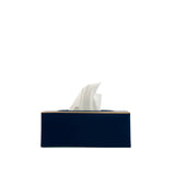 Mattie Rectangular Tissue Box Cover - Indigo Blue