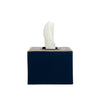 Mattie Rectangular Tissue Box Cover - Indigo Blue