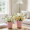 Mattie Round Cachepot Planter Light Pink