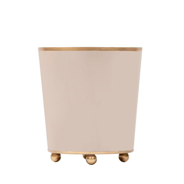 Mattie Round Cachepot Planter - Natural
