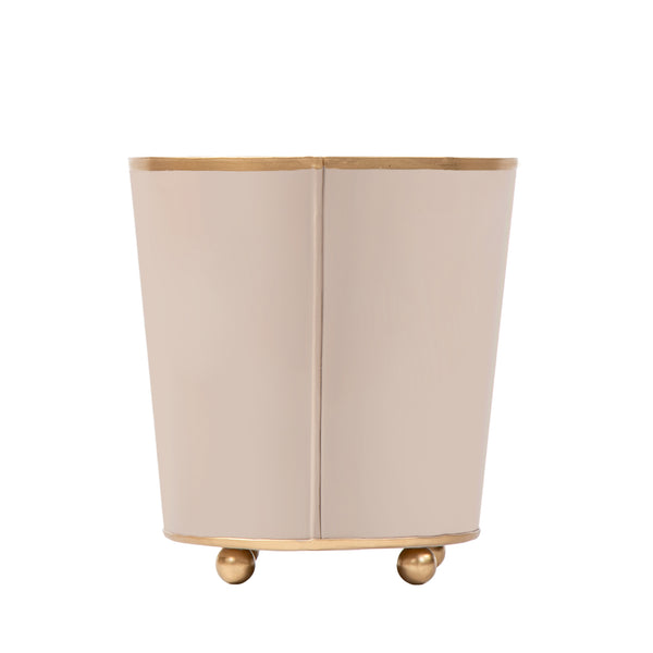 Mattie Round Cachepot Planter - Natural