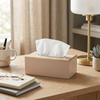 Mattie Rectangular Tissue Box Cover - Natural