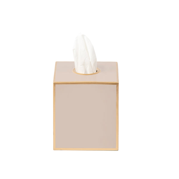 Mattie Square Tissue Box Cover - Natural