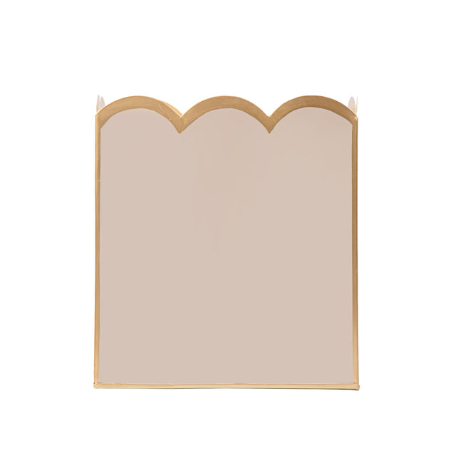 Gracie Scarlett Wastebasket Natural & White