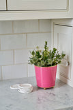 Mattie Round Cachepot Planter Pink