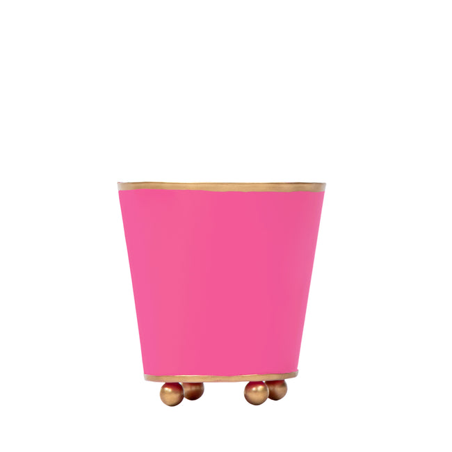 Mattie Round Cachepot Planter Pink