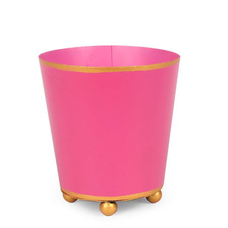 Mattie Oval Wastebasket Pink