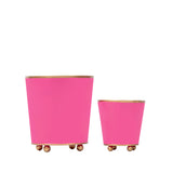 Mattie Round Cachepot Planter Pink