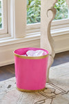 Mattie Oval Wastebasket Pink