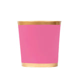 Mattie Oval Wastebasket Pink