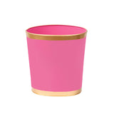 Mattie Oval Wastebasket Pink
