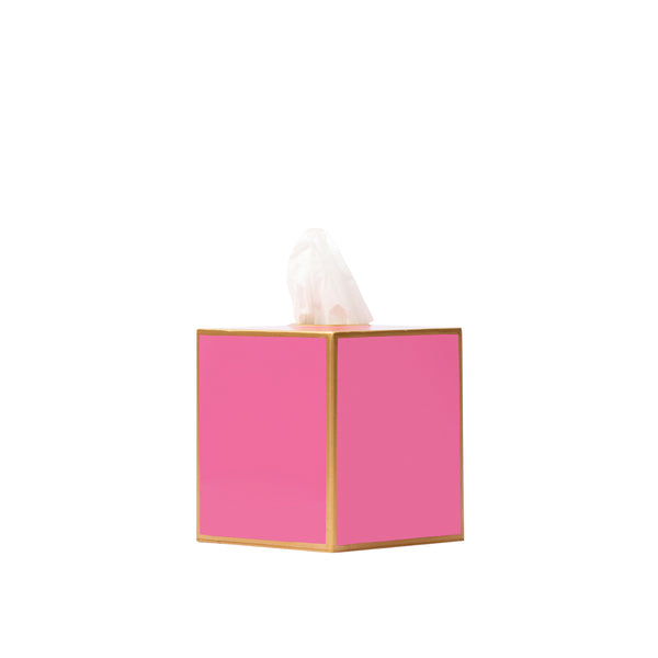 Mattie Tissue Box Cover Pink