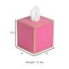 Mattie Tissue Box Cover Pink
