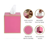 Mattie Tissue Box Cover Pink