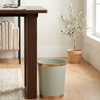 Mattie Oval Wastebasket - Sage Green