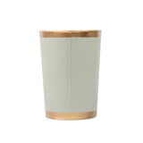 Mattie Oval Wastebasket - Sage Green