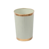 Mattie Oval Wastebasket - Sage Green