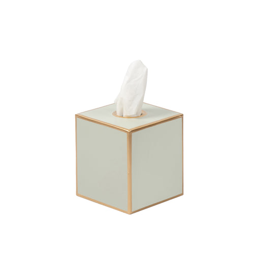 Mattie Tissue Box Cover - Sage Green