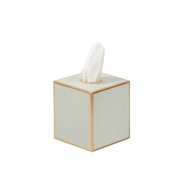 Mattie Tissue Box Cover - Sage Green