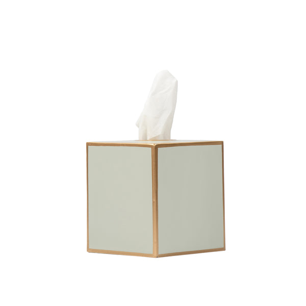 Mattie Tissue Box Cover - Sage Green