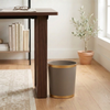 Mattie Oval Wastebasket Taupe