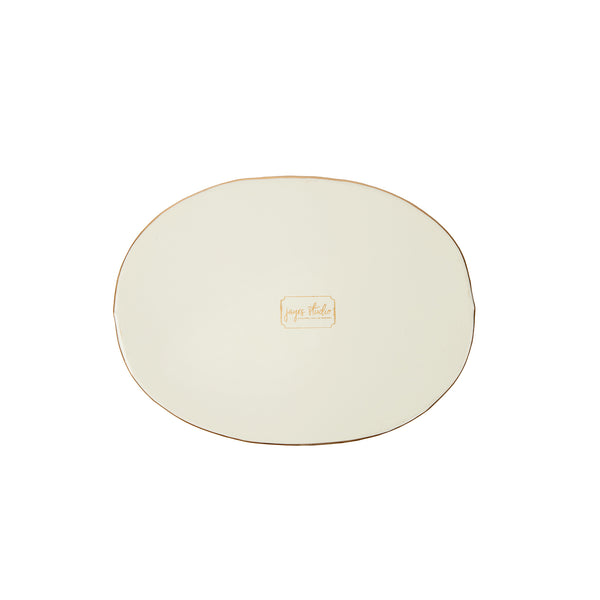 Mattie Oval Wastebasket Taupe