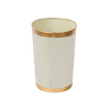 Mattie Oval Wastebasket Taupe