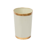 Mattie Oval Wastebasket Taupe