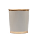 Mattie Oval Wastebasket Taupe